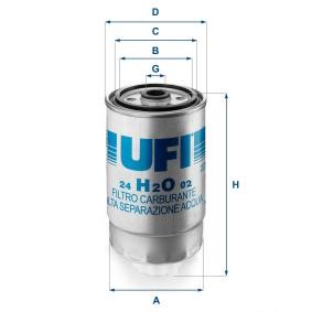 Compre Filtro de combustível da UFI 24.H2O.02 a um preço baixo por 18,56 €