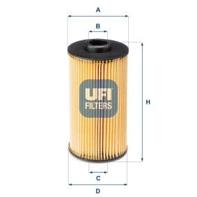 Acquista Filtro olio da UFI 25.038.00 a buon mercato per soli 10,35 €