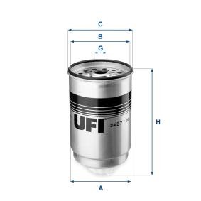 Ölfilter für CHEVROLET von UFI
