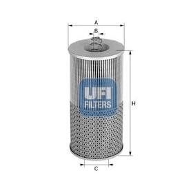 Achetez des Filtre à huile UFI 25.551.00 à prix pour 20,41 €