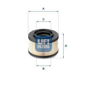 Compre Filtro de combustível da UFI 26.013.00 a um preço baixo por 15,03 €