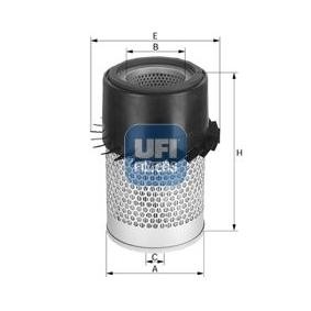 Köp Luftfilter av UFI 27.132.00 till det låga priset 343,83 kr