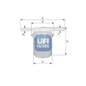 Comprar Filtro combustible de UFI 31.005.00 a bajo precio de 49,35 €