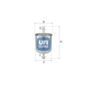 Kraftstofffilter für ISUZU von UFI
