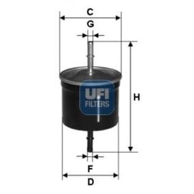 Comprar Filtro combustible de UFI 31.624.00 a bajo precio de 19,19 €