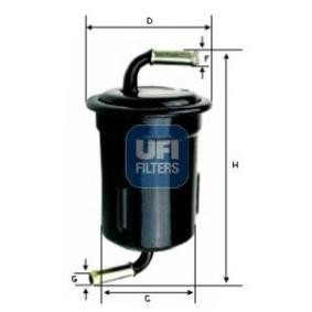 Achetez des Filtre à carburant UFI 31.715.00 à prix pour 16,18 €