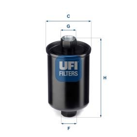 Achetez des Filtre à carburant UFI 31.741.00 à prix pour 14,22 €