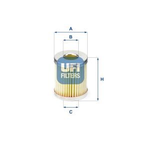 Compre Filtro de combustível da UFI 46.008.00 a um preço baixo por 9,43 €