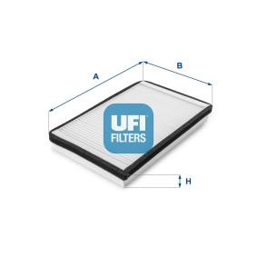 Compre Filtro do habitáculo de UFI online para MULTIPLA (186) a preços moderados
