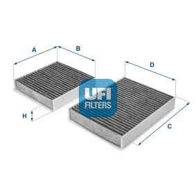 Acquista Filtro abitacolo da UFI 54.164.00 a buon mercato per soli 15,53 €