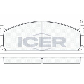 Bremsbeläge von ICER