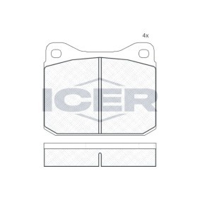 Bremsbeläge von ICER