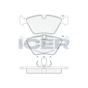 Comprar Juego de pastillas de freno de ICER 181140 a bajo precio de 33,85 €
