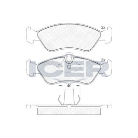 Acquista Kit pastiglie freni da ICER 181152 a buon mercato per soli 23,78 €