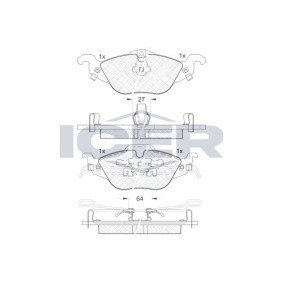 Acquista Kit pastiglie freni da ICER 181249 a buon mercato per soli 21,95 €