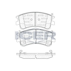 Compre Pastilhas de travão da ICER 181578 a um preço baixo por 36,98 €