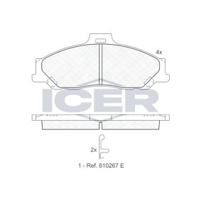 Bremsbeläge von ICER