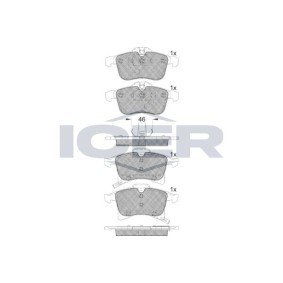 Bremsbeläge von ICER