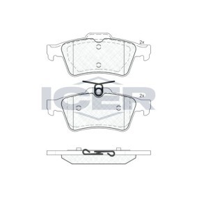 Acquista Kit pastiglie freni da ICER 181651 a buon mercato per soli 41,82 €