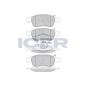 Bremsbeläge von ICER