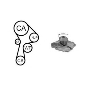 Achetez des Kit de distribution + pompe à eau AIRTEX WPK-169301 à prix pour 114,92 €