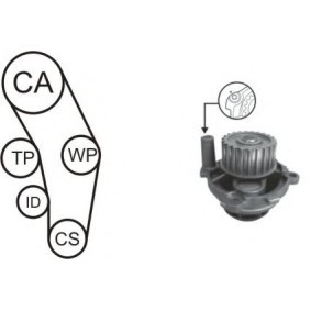 Achetez des Kit de distribution + pompe à eau AIRTEX WPK-170303 à prix pour 160,75 €