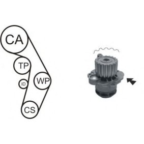 Achetez des Kit de distribution + pompe à eau AIRTEX WPK-177602 à prix pour 154,61 €