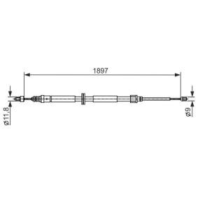 Handbremsseil 1 987 482 433 von BOSCH günstig für 22,00 € online kaufen