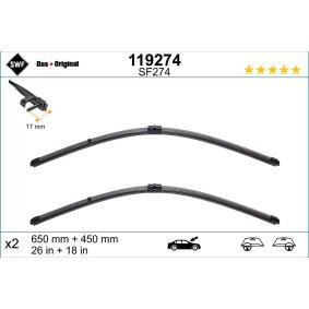 Achetez des Essuie-glace SWF 119274 à prix pour 27,35 €