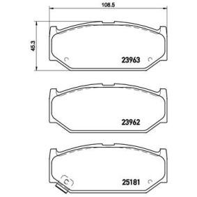 Achetez des Plaquettes de frein BREMBO P 79 023 à prix pour 42,00 €