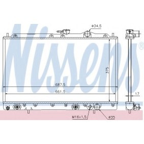 Achetez des Radiateur de chez NISSENS en ligne pour GALANT IV A trois volumes (E3_A) à prix modérés