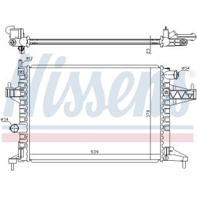 Kühler, Motorkühlung 67007