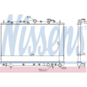 Kühler, Motorkühlung 67004