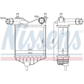 Acquista Intercooler da NISSENS 96866 a buon mercato per soli 66,09 €