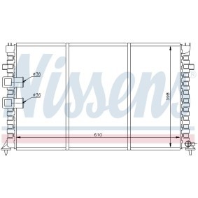 Acquista Radiatore motore da NISSENS 61657 a buon mercato per soli 70,24 €