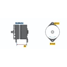 Køb Generator af BOSCH 0 120 489 106 til den lave pris 3536,27 DKK