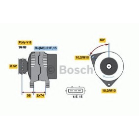Lichtmaschine für BMW von BOSCH