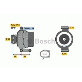 Lichtmaschine 0 125 711 045 von BOSCH günstig für 470,69 € online kaufen
