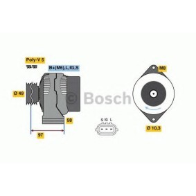 Lichtmaschine von BOSCH