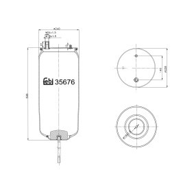 Compre Fole, suspensão pneumática da FEBI BILSTEIN 35676 a um preço baixo por 112,33 €