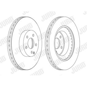 Bremsscheibe 562393J von JURID günstig für 102,33 € online kaufen