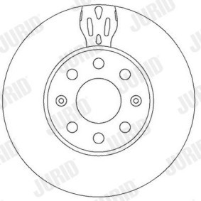 Comprar Disco de freno de JURID 562304J a bajo precio de 145,69 €
