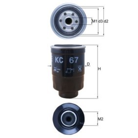 Compre Filtro de combustível da KNECHT KC 67 a um preço baixo por 16,39 €