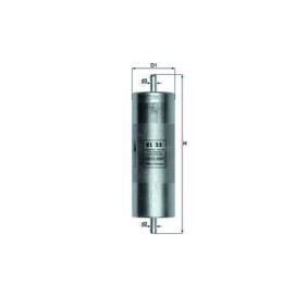 Compre Filtro de combustible de KNECHT online para B12 (E32) a precios moderados