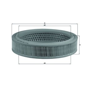 Luftfilter LX 160 von KNECHT günstig für 13,35 € online kaufen