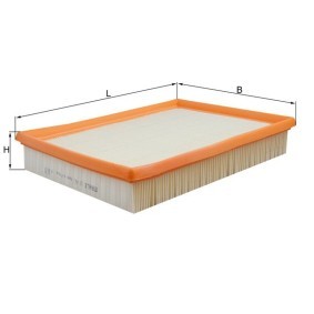 Comprar Filtro de aire de KNECHT LX 443 a bajo precio de 18,22 €