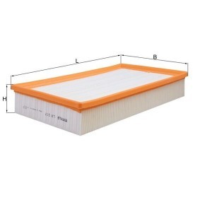 Kjøp Luftfilter av KNECHT LX 517 til den lave prisen 307,65 NOK