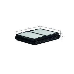 Luftfilter LX 848 von KNECHT günstig für 22,42 € online kaufen