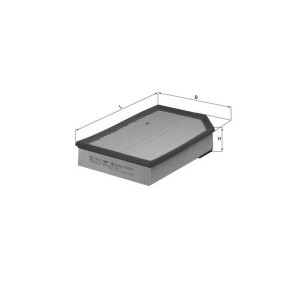 Luftfilter LX 868 von KNECHT günstig für 23,09 € online kaufen