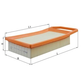 Luftfilter LX 1619 von KNECHT günstig für 16,47 € online kaufen